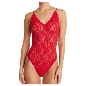 Hanky Panky Red Signature Lace Bodysuit